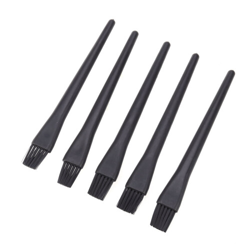 Set perii de curățare ESD cu mâner rotund din plastic, 5 buc.
