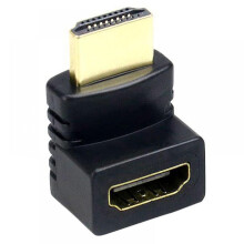 HDMI pravouhlý adaptér (samec/samica) 90/270 stupňov