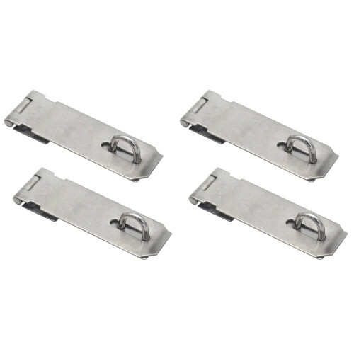 Stainless Steel Security Door Hasp 4 Pcs