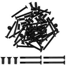 Set van 60 schroeven voor het monteren van computerventilatoren (lange en korte schroeven)