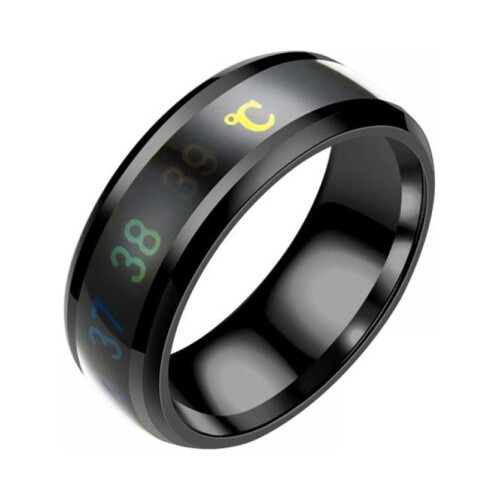 Vanntett temperatursensor smart ring størrelse 9-13