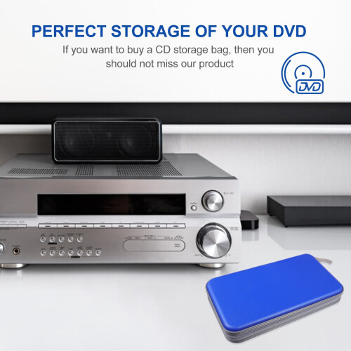 Θήκη αποθήκευσης DVD και CD αυτοκινήτου με χωρητικότητα 80 τεμαχίων 1