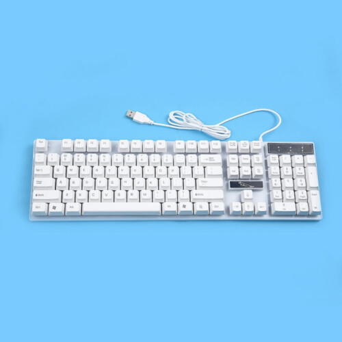 Teclado mecánico retroiluminado Prettyui con cable USB G21 2