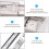 Stainless Steel Drawer Slides 2 pcs 5