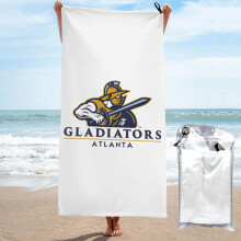 Plážový uterák z mikrovlákna s logom Gladiators 30x60 palcov