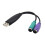 USB till PS2-adapter med stöd för KVM-switch 1