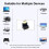 HDMI pravouhlý adaptér (samec/samica) 90/270 stupňov 7