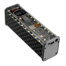 Lichtgewicht 65W energie-powerbankbehuizing, geschikt voor-Zwart
