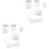 Window Roller Blind Chain White 2 Pieces 1