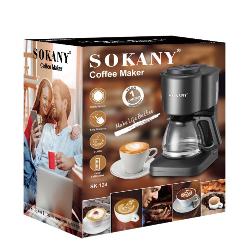 Cafetera de goteo automática para 6 tazas. 1