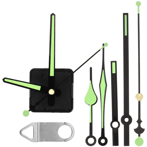 Leuchtuhr-Set mit Zeigern und Batterie 2
