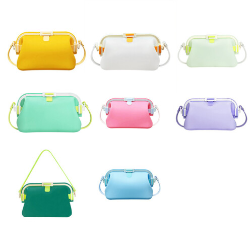 Foldable Swimming Shoulder Bag 20x11x11cm-White Color 1