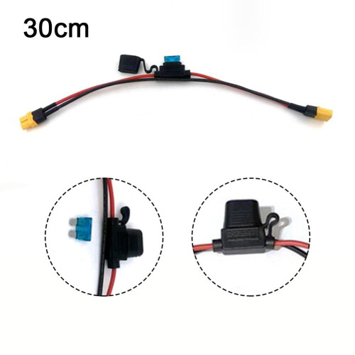 Battery Connector Extension Cable 15A 14AWG 30cm x60 1
