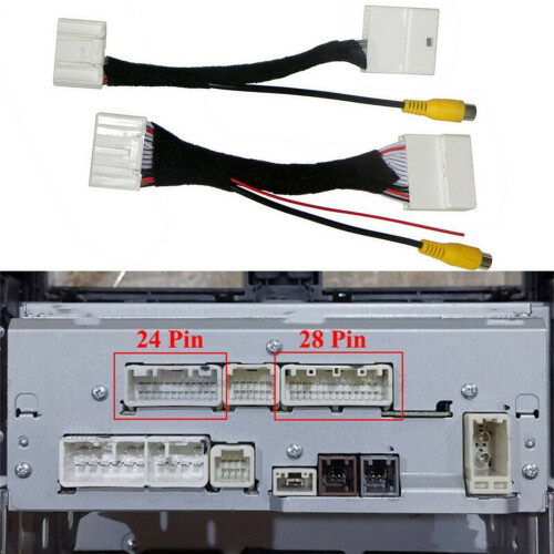 Front and Rear Camera Adapter Cable for Land Cruiser Prado 2