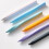 Twist Action Gel Inks Pen Quick Dry Ergonomic Grip-Black 7