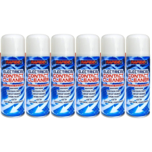 Rapide Electrical Contact Cleaner Remove Grease , Oil & Dirt 200ML x 6