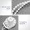 Window Roller Blind Chain White 2 Pieces 3