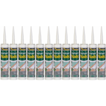Everbuild Instant Nails High Strength Quick Grab Panel Adhesive White 290ml x 12