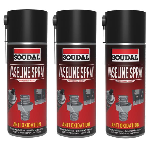Soudal Vaseline Spray - 400ml x 3