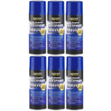 Everbuild Silicone Spray Multi Purpose Lubricant 400ml x 6