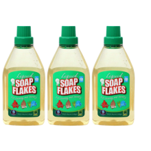 Dri-Pak Liquid Soap Flakes For Cleaning & Laundry 750 ml x 3