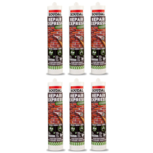 Soudal Repair Express Cement Grey 290ml x 6