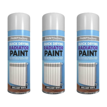 Paint Factory Quick Drying Radiator Spray Paint White 400 ML - Pack of 3