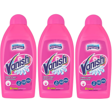 Vanish clean & fresh hand carpet shampoo cleanser 450ml x 3