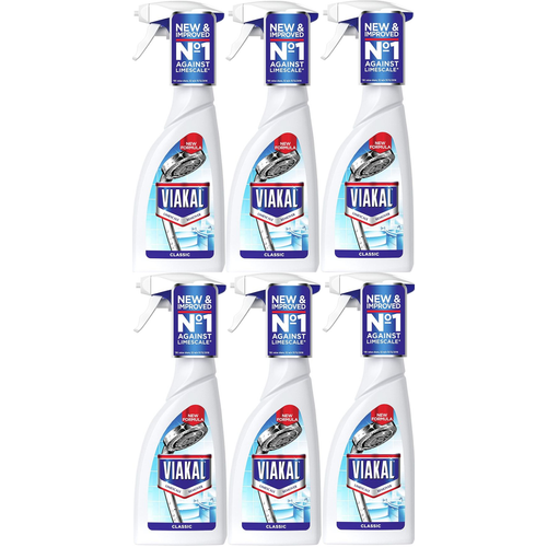 Viakal Viakal Classic Limescale Remover Spray, 500 ml x 6