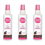 Pride Pride & Groom Dry Doggie Shampoo Raspberry 200ML x 3 2