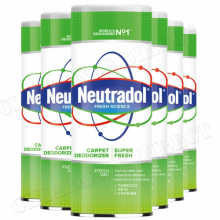 Neutradol Carpet Deodorizer Super Fresh 350gm x 6