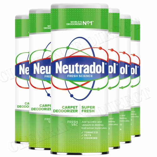 Neutradol Carpet Deodorizer Super Fresh 350gm x 6