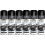 Rapide Rapide Auto Extreme Spray Paint Black Matt 250ML x 6 2