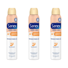 Sanex Dermo Sensitive Body Spray Anti - Irritation 200ML x 3