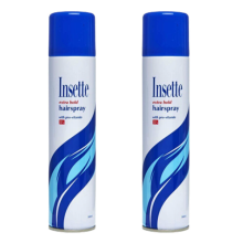Insette Extra Hold Hair Spray With Pro-Vitamin B5 300ML x 2
