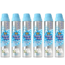 1001 Carpet Freshener Jasmine Linen & White Flowers Spray 300ML x 6