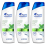 HEAD Head & Shoulders Anti-Dandruff Shampoo Cool Menthol Refresh 400ml x 3 1