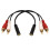 Καλώδιο ήχου 3,5 χιλ. σε RCA Y-Splitter2Pack 7