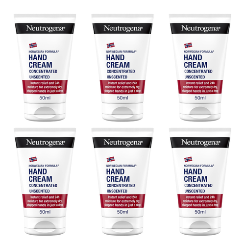 Neutrogena Neutrogena Hand Cream Norwegian Formula Unscented 50ml x 6 1