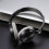 Cuffie con microfono, leggere, pieghevoli, nere 3