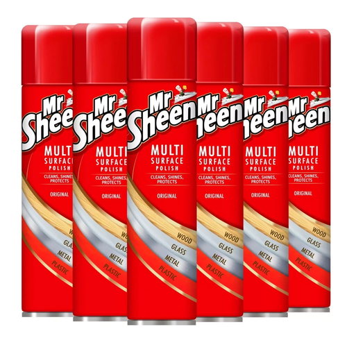 Mr Sheen Original Multi-Surface Polish Spray 250ml x 6 1