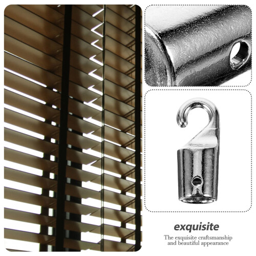 Blind Wand Hook Tip Replacement Metal 4Pcs 2