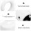 Tilt Wand Tip Repair Kit White 4 pcs 2