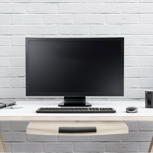 Toetsenbordlade onder het bureau, uitschuifbaar, beige 2