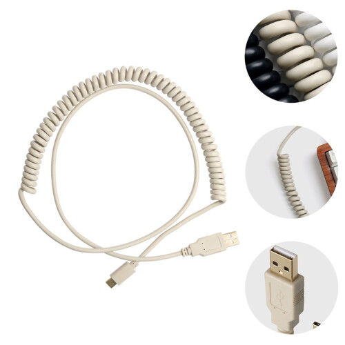 Cábla Leaisteach Coirnithe Méarchláir USB Cineál-C1Pc 2
