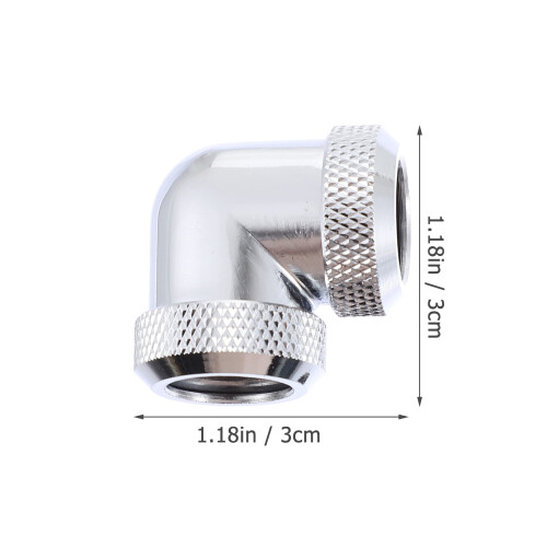 Brass 90-Degree Rotary Extender Fitting 2PCS 2