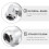 Brass 90-Degree Rotary Extender Fitting 2PCS 6