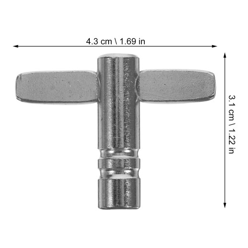 Drum Key Silver Accessories 6 pcs 1