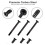 Computer Cooling Fan Mount Screws Set 60 pcs 5