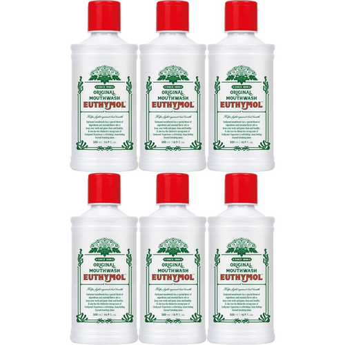 Euthymol Mouthwash Original 500ml x 6 1